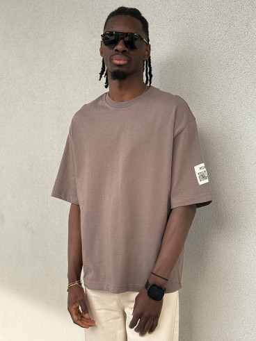 T-shirt Caleb - Taupe