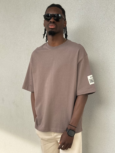 T-shirt Caleb - Taupe
