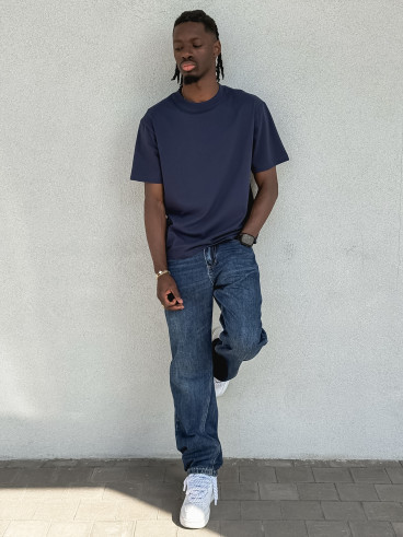 T-shirt Mathieu - Bleu marine