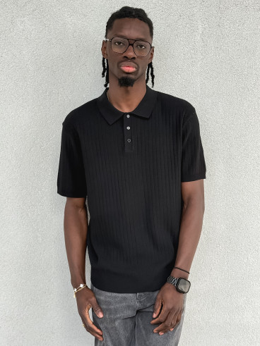 Polo Amaël - Noir