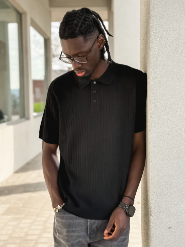 Polo Amaël - Noir