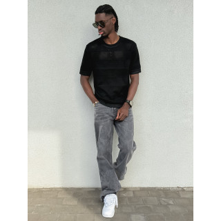 Pull manches courtes Elio - Noir