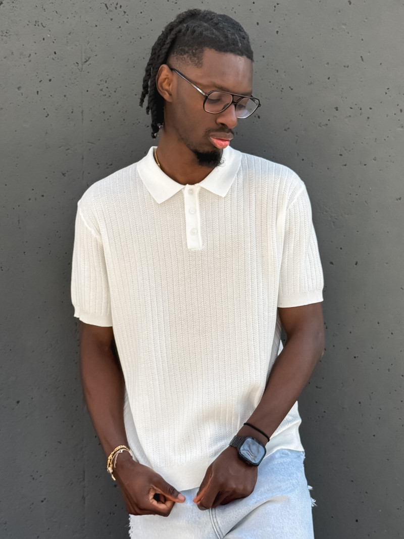 Polo Amaël - Blanc