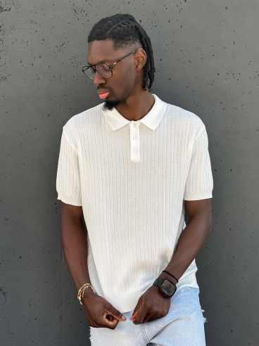 Polo Amaël - Blanc