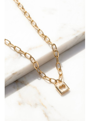 Collier Locker - Doré