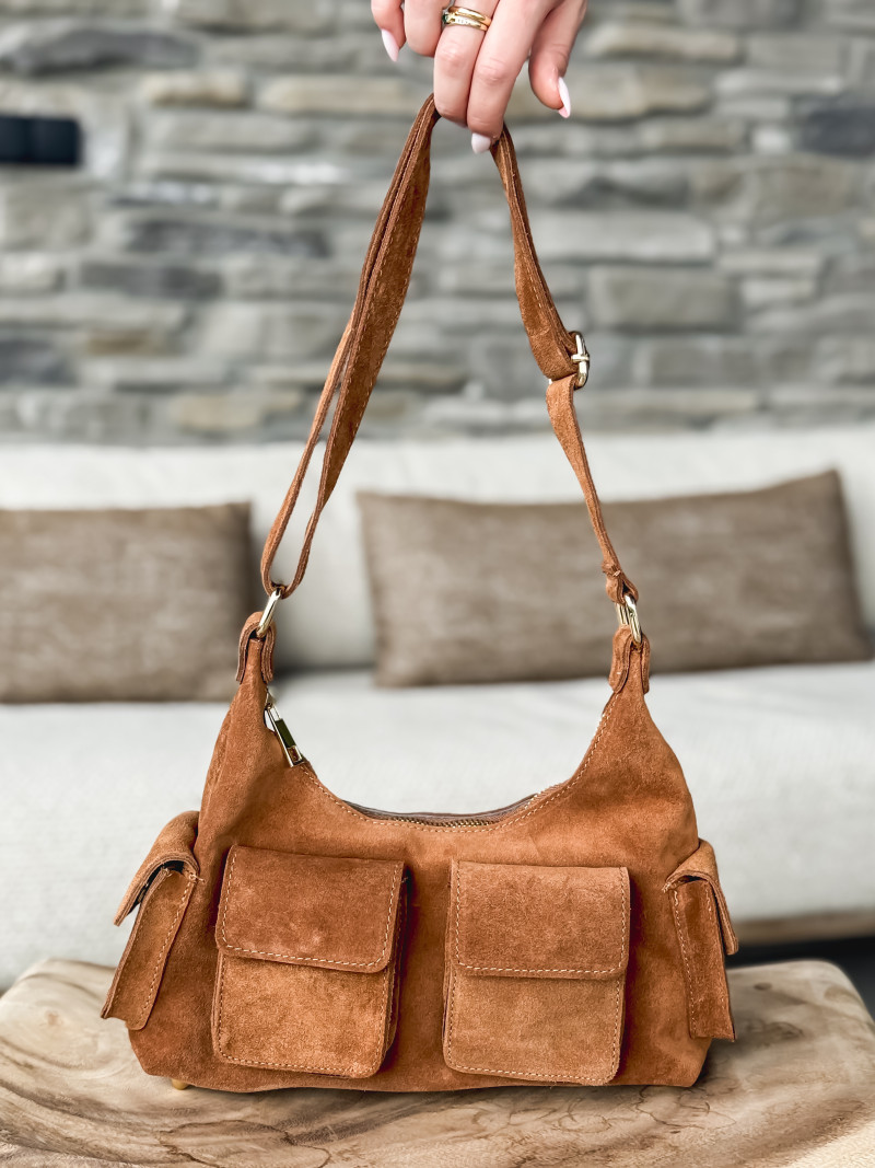 Sac en suédine Manola - Camel