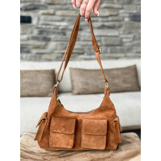 Sac en suédine Manola - Camel