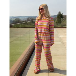 Pantalon en crochet Lounia - Multicolore