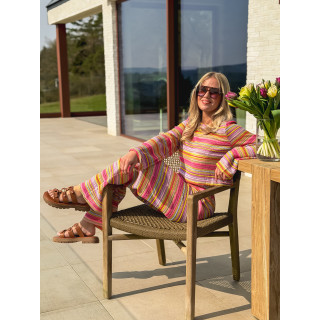 Pantalon en crochet Lounia - Multicolore