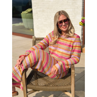 Blouse en crochet Lounia - Multicolore