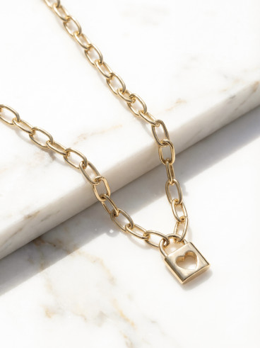 Collier Locker - Doré