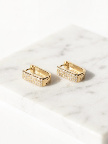 Boucles d'oreille Klélya - Doré