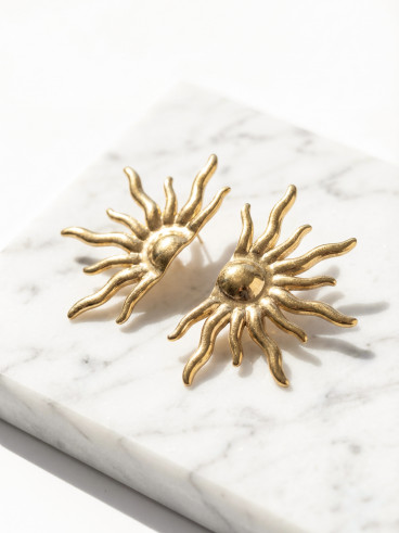 Boucles d'oreilles Félicie - Doré