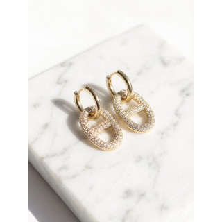 Boucles d'oreilles Doumia - Doré