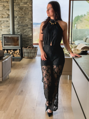 Combinaison pantalon Julia - Noir