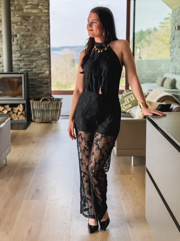 Combinaison pantalon Julia - Noir