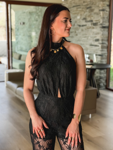 Combinaison pantalon Julia - Noir