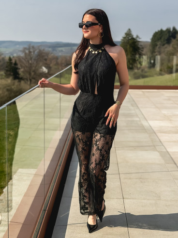 Combinaison pantalon Julia - Noir