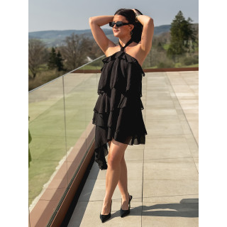 Robe courte Anaïs - Noir