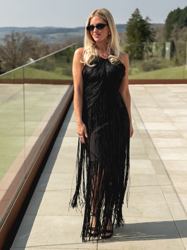 Robe courte Diva - Noir