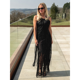 Robe courte Diva - Noir