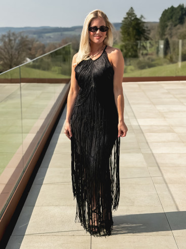 Robe courte Diva - Noir Robe courte Diva - Noir