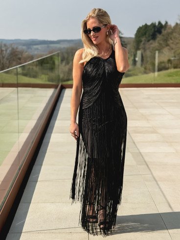 Robe courte Diva - Noir Robe courte Diva - Noir