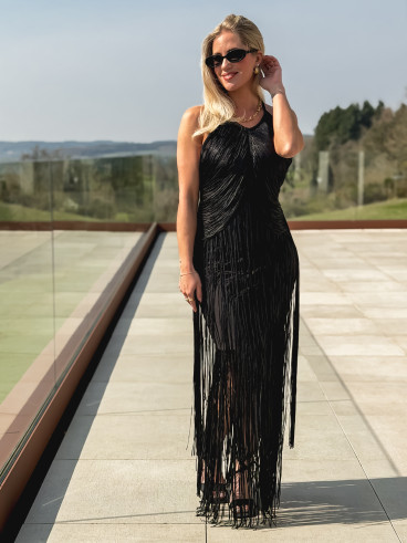 Robe courte Diva - Noir Robe courte Diva - Noir