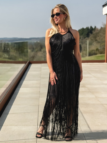 Robe courte Diva - Noir