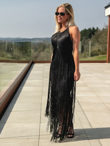 Robe courte Diva - Noir Robe courte Diva - Noir