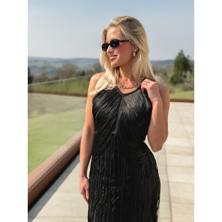 Robe courte Diva - Noir