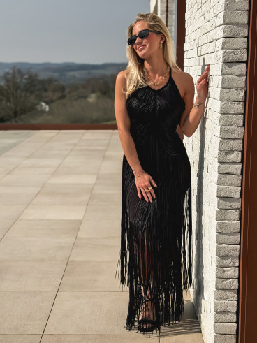 Robe courte Diva - Noir Robe courte Diva - Noir