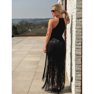 Robe courte Diva - Noir