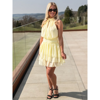 Robe courte Eponine - Jaune