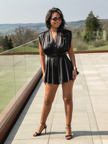 Combinaison short Nira - Noir