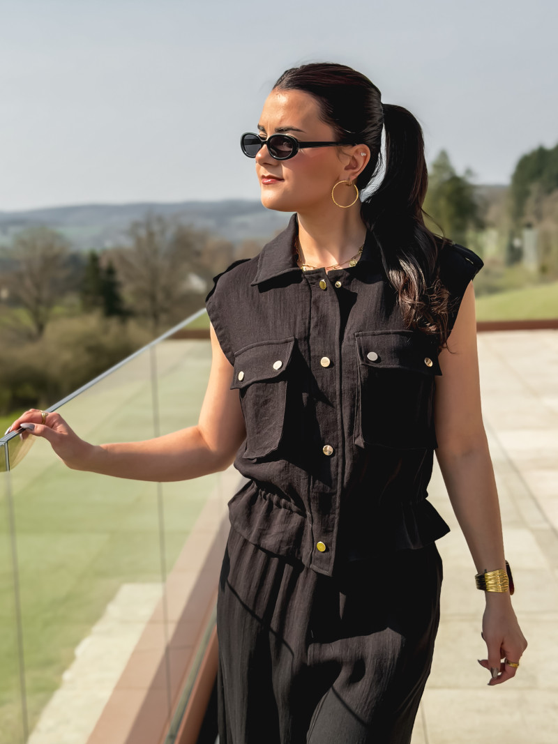 Chemise sans manches Maëllie - Noir Chemise sans manches Maëllie - Noir