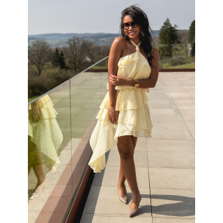 Robe courte Anaïs - Jaune