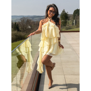 Robe courte Anaïs - Jaune