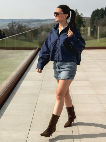 Chemise Marlène - Bleu marine