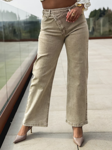 Jeans Maéva - Taupe Jeans Maéva - Taupe