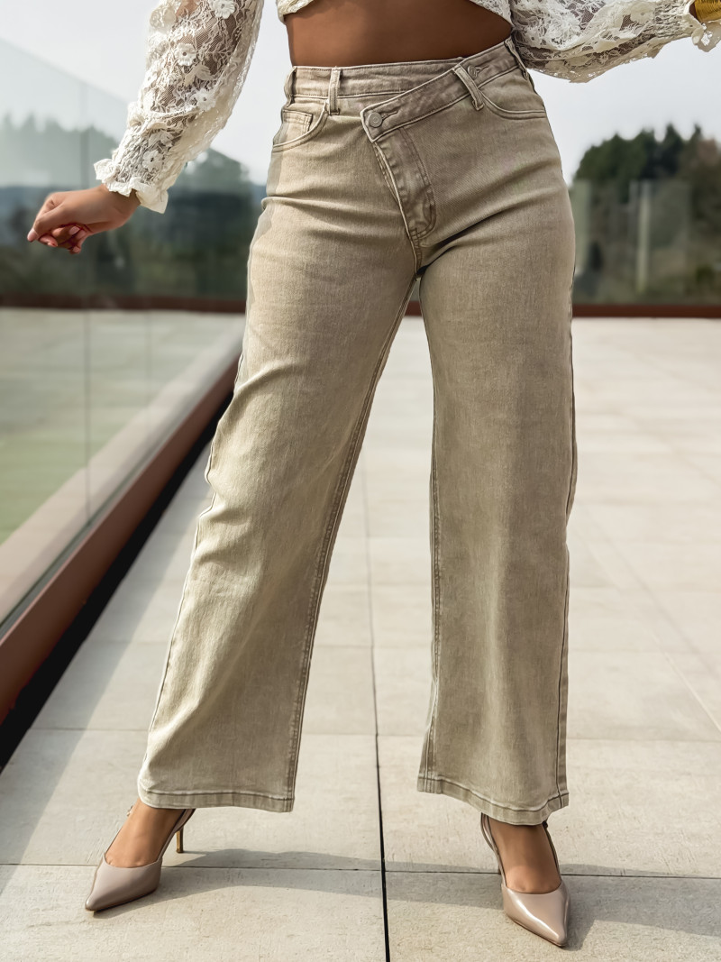Jeans Maéva - Taupe Jeans Maéva - Taupe