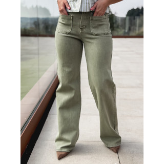 Jeans Anna - Vert sauge