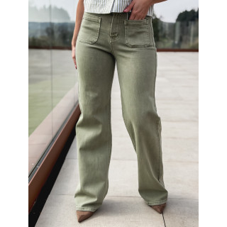 Jeans Anna - Vert sauge