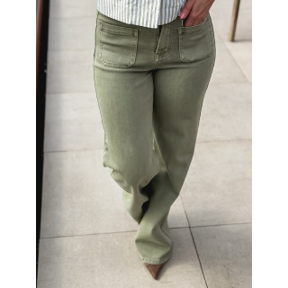 Jeans Anna - Vert sauge