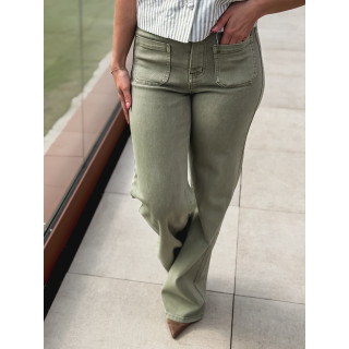 Jeans Anna - Vert sauge