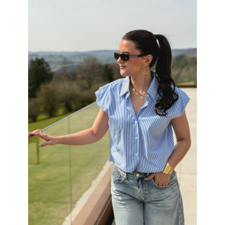 Chemise lignée Maylee - Bleu