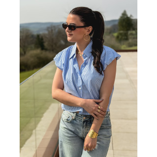 Chemise lignée Maylee - Bleu