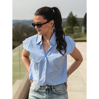 Chemise lignée Maylee - Bleu