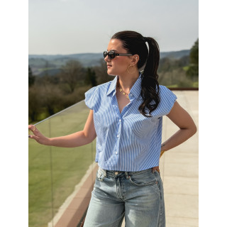 Chemise lignée Maylee - Bleu
