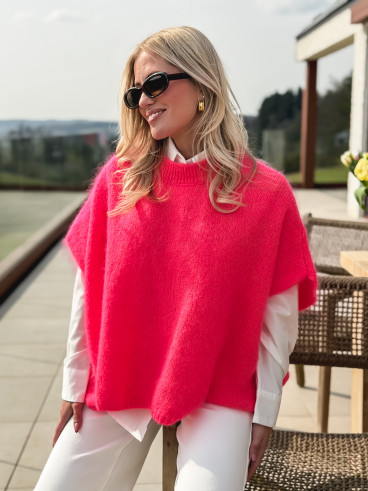Pull sans manches Maylie - Corail fluo